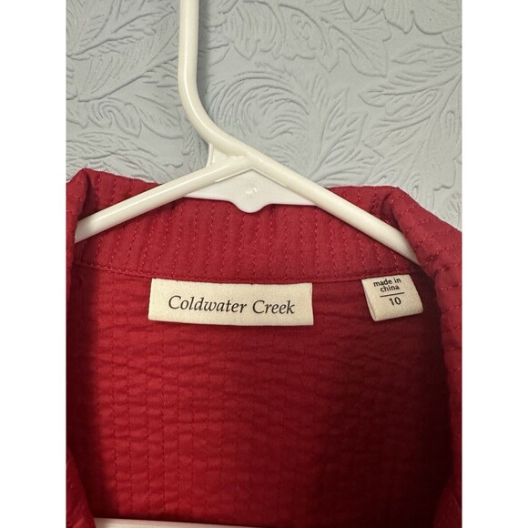 Coldwater Creek Size 10 Channel Quilted Jacket N2 - Picture 7 of 8